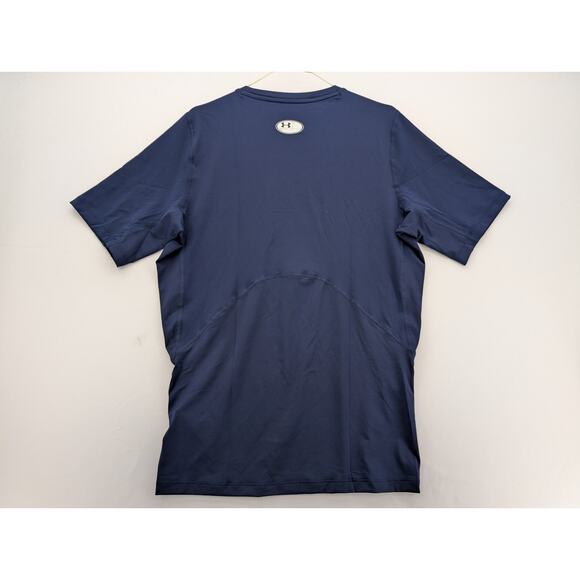 NWT Under Armour HeatGear Men's Compression Short Sleeve in Midnight Navy sz XL - Picture 7 of 7